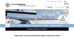 Desktop Screenshot of gemeinde.sankt-englmar.de