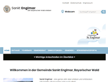 Tablet Screenshot of gemeinde.sankt-englmar.de